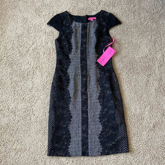 NWT Betsey Johnson black lace dress - Picture 3 of 7